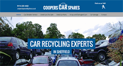 Desktop Screenshot of cooperscarspares.com